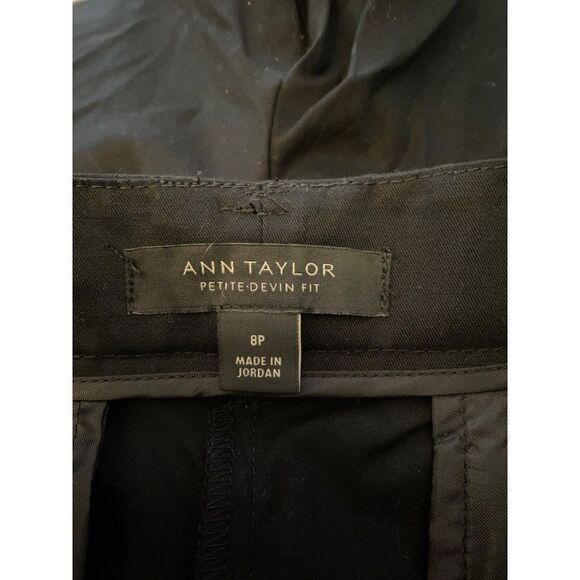 Ann Taylor Women's Petite Devin Fit Black Cotton Slash Pockets Shorts Size 8P - Picture 6 of 10